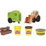 Play-doh wheels  pâte a modeler - le tracteur