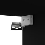 vidaXL Meuble TV Noir 100x30x30 cm Aggloméré