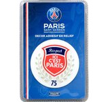 Décor adhésif en relief psg