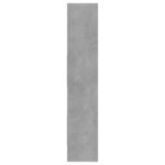 vidaXL Bibliothèque Gris béton 60x35x180 cm Aggloméré