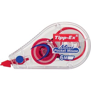Ruban correcteur 6 mètres - mini pocket mouse - tipp-ex