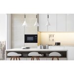 Micro-ondes grill encastrable CONTINENTAL EDISON CEMO25GEB2 Noir L59,5 x H38,8 x P40 cm 25L