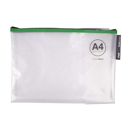Zipper bag - pochette a fermeture éclair - a4 - apli