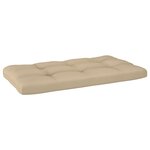 vidaXL Canapé palette 2 places et coussins Pin imprégné de marron miel