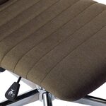 vidaXL Chaises à manger lot de 2 marron tissu
