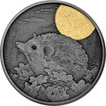 Pièce de monnaie en Argent 500 Francs g 17.50 Millésime 2023 Night Hunters HEDGEHOG