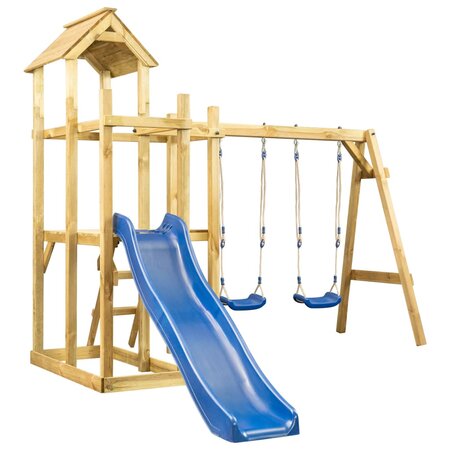 vidaXL Aire de jeux d'extérieur 285x305x226 5 cm bois de pin imprégné