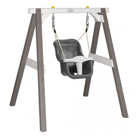 AXI Baby Swing Gris et blanc avec siege Gris et blanc