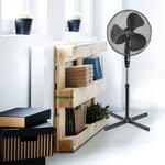 Bestron Ventilateur sur pied 45 cm 45 W Noir ASV45Z