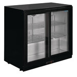 Arrière Bar 180 Bouteilles 2 Portes Coulissantes 208 L - Polar - R600AAcier peint2 PortesVitrée/coulissante