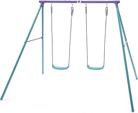 Portique en métal avec 2 balançoires