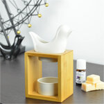 Brûle parfum série naturéa - birdy blanc