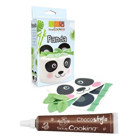 Kit Déco azyme Panda + Stylo chocolat