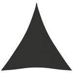 vidaXL Voile de parasol Tissu Oxford triangulaire 3x4x4 m Anthracite