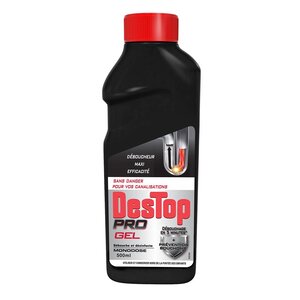 Gel Déboucheur Canalisation Pro - 500 ml DESTOP