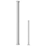 vidaXL Auvent latéral rétractable de patio 180x500 cm Noir