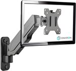 Onkron g120 support tv mural pour des téléviseurs ou moniteur pc de 13 à 34 pouces noir