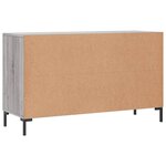 vidaXL Buffet sonoma gris 100x36x60 cm bois d'ingénierie
