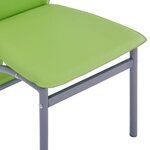 vidaXL Chaises à manger lot de 6 vert similicuir
