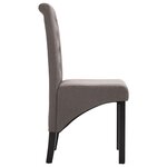 vidaXL Chaises à manger lot de 6 taupe tissu