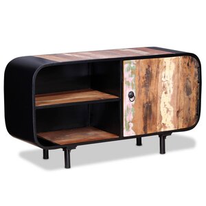 vidaXL Meuble TV Bois de récupération 90 x 30 x 48 cm