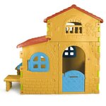 Super Villa FEBER - Grande Maison Enfant avec table et bancs - Maison Colorée