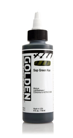 Encre Acrylic High Flow Golden IV 119ml Teinte Vert de Vessie