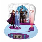 LA REINE DES NEIGES 2 Réveil Projecteur avec effets sonores et veilleuse intégrée