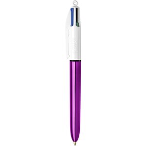 Bic stylo à bille rétractable 4colours shine  tracé: 0 32 mm bic