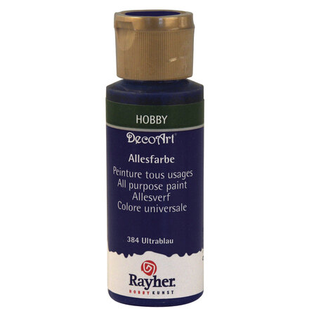 Peinture tous usages  bleu ultra  flacon 59 ml