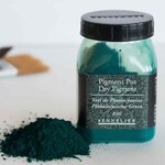 Pigment pour création de peinture - pot 90 g - Vert de Phtalocyanine