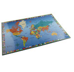 Sous-main Rigide Pvc Monde - 37 5x57 5 Cm - X 10 - Exacompta