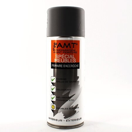 Peinture aérosol primaire d'accroche 330ml - spécial meubles - amt