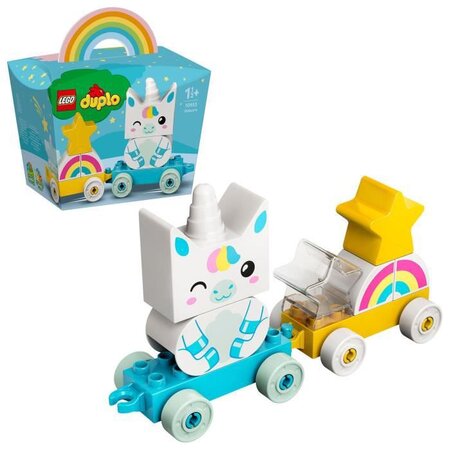 Lego 10953 duplo my first la licorne jouet premier age  jeu de train pour bébés  1 an et demi  filles & garçons