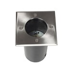 vidaXL 12 Pièces Lampes encastrables au sol d'extérieur Carré