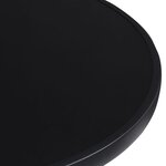 vidaXL Mobilier de bistro 3 Pièces Aluminium et textilène Noir