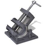 vidaXL Étau inclinable de perceuse à pression manuelle 110 mm