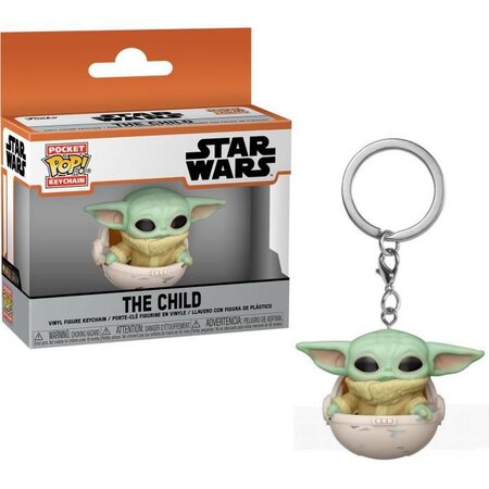 Porte-clés Funko Pocket Pop! Mandalorian - Child in Canister