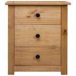 vidaXL Table de chevet 46x40x57 cm Pin Gamme Panama