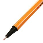Stylo-feutre point 88 pointe fine 0 4 mm vert glace stabilo