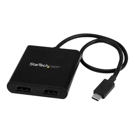 Startech.com splitter multi-écrans usb-c vers 2x hdmi - hub mst à 2 ports