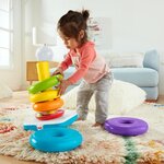 Fisher-price pyramide arc-en-ciel géante - 40 cm - 12 mois et +