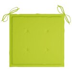 vidaXL Chaises de jardin avec coussins 8 Pièces Bois d'acacia solide