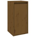 vidaXL Meubles TV 4 Pièces Marron miel Bois massif de pin
