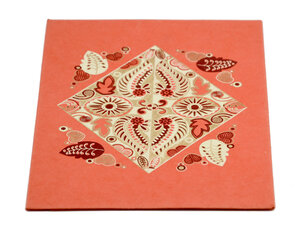 PAPERTREE TRIVENI Lot de 5 Pochettes DVD 19x14 cm -Orange