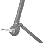 vidaXL Parasol déporté avec mât en aluminium Terre cuite 300 cm