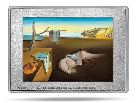 THE PERSISTENCE OF MEMORY 1/2 Kg argent Colorized Proof monnaie 250€ France 2021
