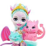 Enchantimals poupée deanna dragon 15 cm et dragons