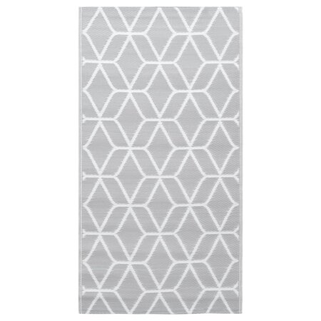 vidaXL Tapis d'extérieur Gris 190x290 cm PP