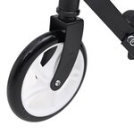 vidaXL Trottinette à 2 roues avec guidon réglable Noir